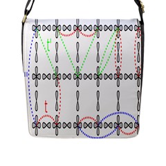 Formula Line Hubbard Model Applied Exist Flap Messenger Bag (l)  by Alisyart