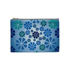 Geometric Flower Stair Cosmetic Bag (medium) 