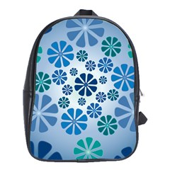 Geometric Flower Stair School Bags (xl)  by Alisyart