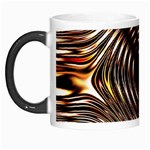 Gold Waves Circles Water Wave Circle Rings Morph Mugs Left