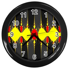 Hyperbolic Complack  Dynamic Wall Clocks (black) by Alisyart