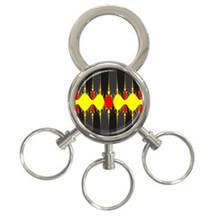 Hyperbolic Complack  Dynamic 3-ring Key Chains