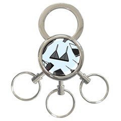 Grown Ups Guide To Underwear Opener Black Blue 3-ring Key Chains by Alisyart