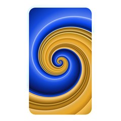 Golden Spiral Gold Blue Wave Memory Card Reader by Alisyart