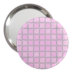 Light Pastel Pink 3  Handbag Mirrors