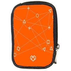 Leadership Deep Dive Orange Line Circle Plaid Triangle Compact Camera Cases