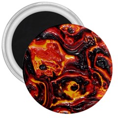 Lava Active Volcano Nature 3  Magnets by Alisyart