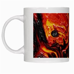 Lava Active Volcano Nature White Mugs by Alisyart