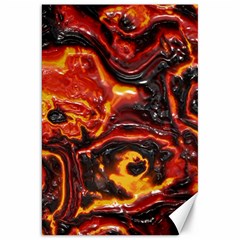 Lava Active Volcano Nature Canvas 20  X 30  