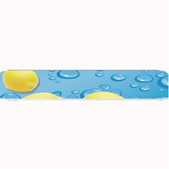 Fruit Water Bubble Lime Blue Small Bar Mats by Alisyart