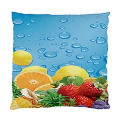 Fruit Water Bubble Lime Blue Standard Cushion Case (one Side)