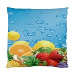 Fruit Water Bubble Lime Blue Standard Cushion Case (One Side) Front