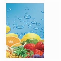 Fruit Water Bubble Lime Blue Small Garden Flag (two Sides) by Alisyart