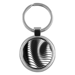 Metallic Waves Key Chains (round)  by Alisyart