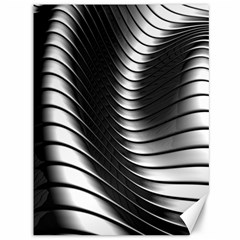 Metallic Waves Canvas 36  X 48   by Alisyart