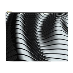 Metallic Waves Cosmetic Bag (xl)