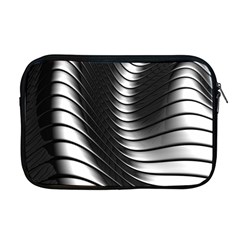 Metallic Waves Apple Macbook Pro 17  Zipper Case