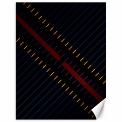 Material Design Stripes Line Red Blue Yellow Black Canvas 12  X 16  