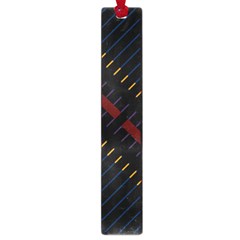 Material Design Stripes Line Red Blue Yellow Black Large Book Marks