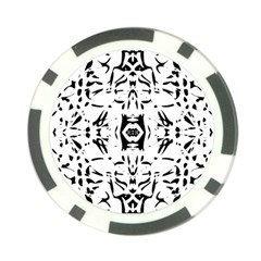 Nums Seamless Tile Mirror Poker Chip Card Guard