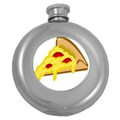 Pasta Salad Pizza Cheese Round Hip Flask (5 Oz)