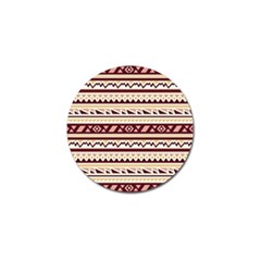 Pattern Tribal Triangle Golf Ball Marker by Alisyart