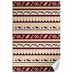 Pattern Tribal Triangle Canvas 20  X 30  