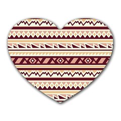 Pattern Tribal Triangle Heart Mousepads