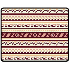 Pattern Tribal Triangle Fleece Blanket (medium) 