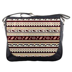 Pattern Tribal Triangle Messenger Bags by Alisyart