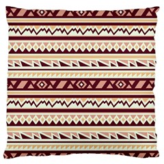 Pattern Tribal Triangle Large Flano Cushion Case (one Side)