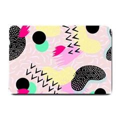 Pink Circle Red Pattern,sexy Small Doormat  by Alisyart