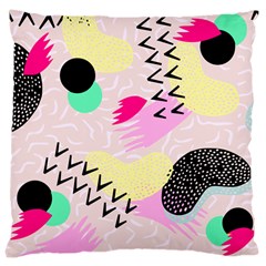 Pink Circle Red Pattern,sexy Large Cushion Case (one Side) by Alisyart