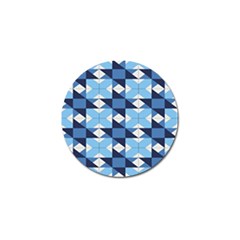 Radiating Star Repeat Blue Golf Ball Marker (4 Pack) by Alisyart