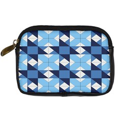 Radiating Star Repeat Blue Digital Camera Cases