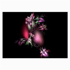 Colour Of Nature Fractal A Nice Fractal Coloured Garden Large Glasses Cloth by Simbadda