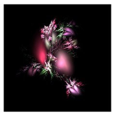 Colour Of Nature Fractal A Nice Fractal Coloured Garden Large Satin Scarf (square) by Simbadda