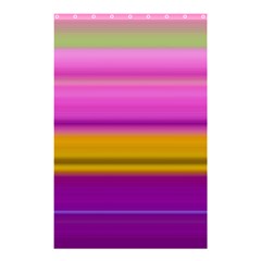 Stripes Colorful Background Colorful Pink Red Purple Green Yellow Striped Wallpaper Shower Curtain 48  X 72  (small)  by Simbadda