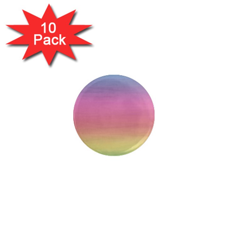 Watercolor Paper Rainbow Colors 1  Mini Magnet (10 pack) 