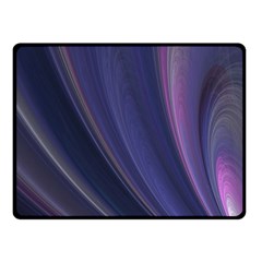 A Pruple Sweeping Fractal Pattern Fleece Blanket (small) by Simbadda