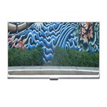 Mural Wall Located Street Georgia Usa Business Card Holders Front