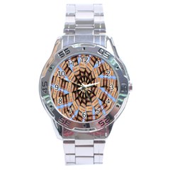 Manipulated Reality Of A Building Picture Stainless Steel Analogue Watch by Simbadda