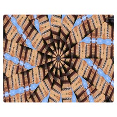 Manipulated Reality Of A Building Picture Double Sided Flano Blanket (medium)  by Simbadda
