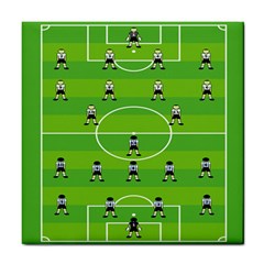 Soccer Field Football Sport Tile Coasters by Alisyart