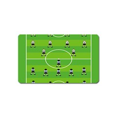 Soccer Field Football Sport Magnet (name Card) by Alisyart