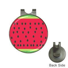 Watermelon Fan Red Green Fruit Hat Clips With Golf Markers by Alisyart