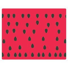 Watermelon Fan Red Green Fruit Double Sided Flano Blanket (medium)  by Alisyart