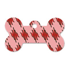 Variant Red Line Dog Tag Bone (one Side) by Alisyart