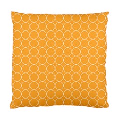 Yellow Circles Standard Cushion Case (one Side)