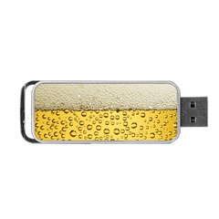 Water Bubbel Foam Yellow White Drink Portable Usb Flash (one Side)